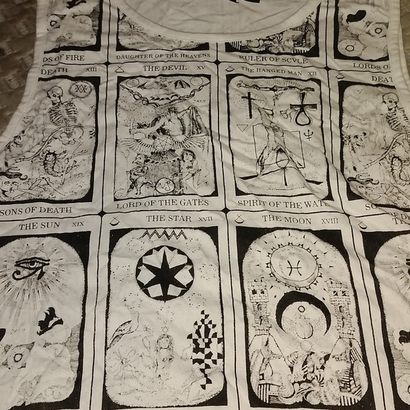 NWOT XXL Black Scale BLVCK SCVLE MADE IN USA Tarot Arcana Tank SUPER RARE - Picture 8 of 8